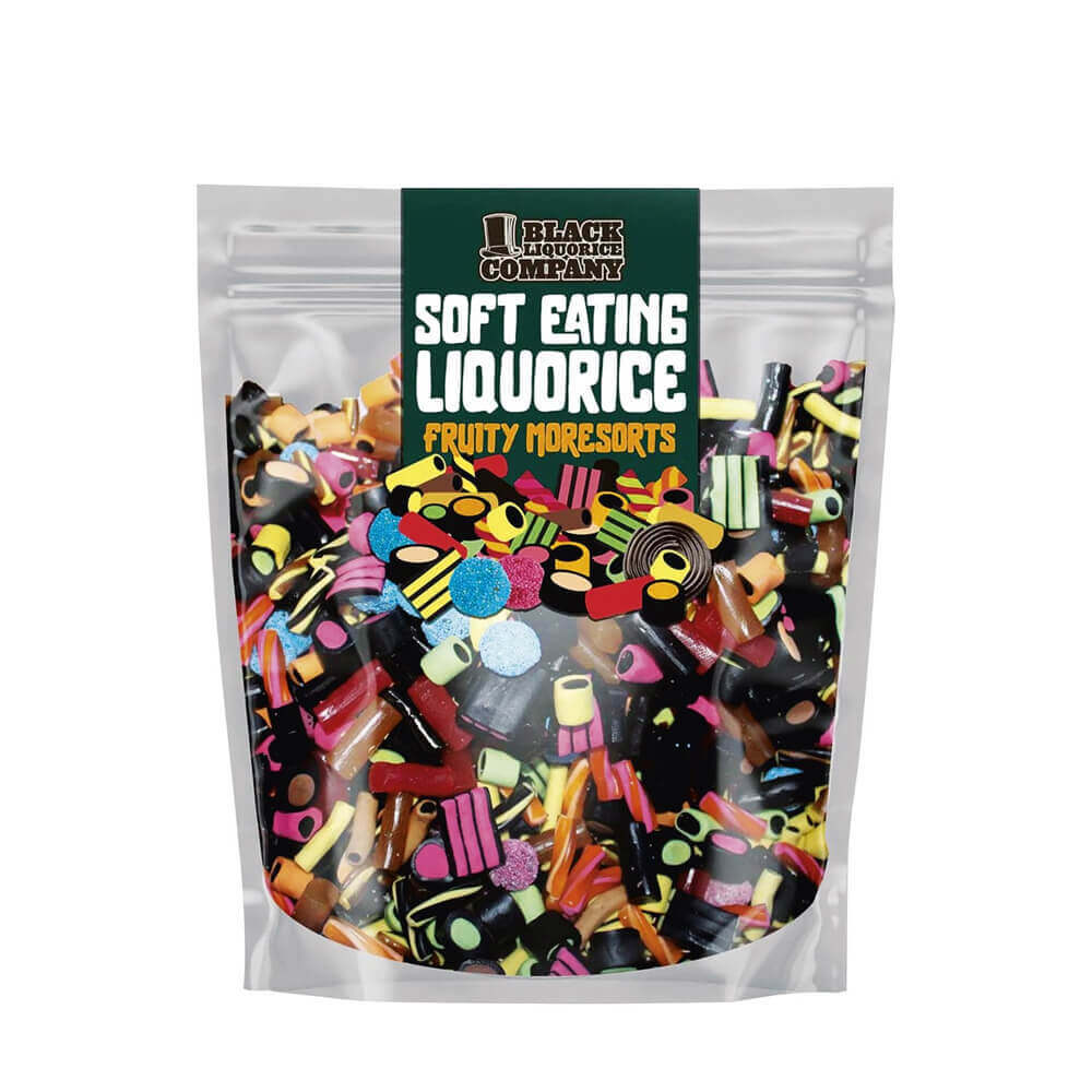 Black Liquorice Company Mega Fruity Moresorts Share Bag 1.5kg